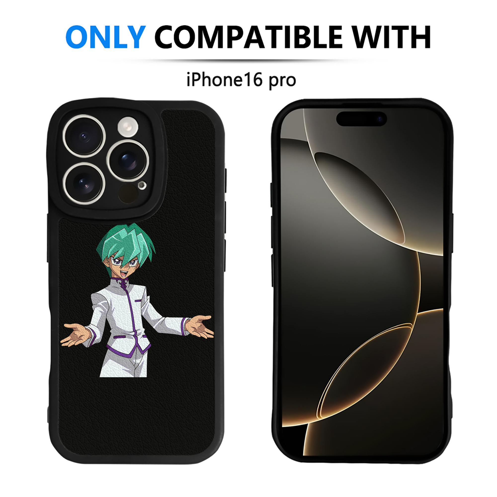 遊☆戯☆王 Yu-Gi-Oh! 【iPhone 16シリーズ対応】シリコンスマホケース（レザー調） 材質：シリコン